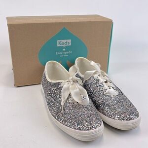 KEDS x KATE SPADE Glitter Sneakers Size 6